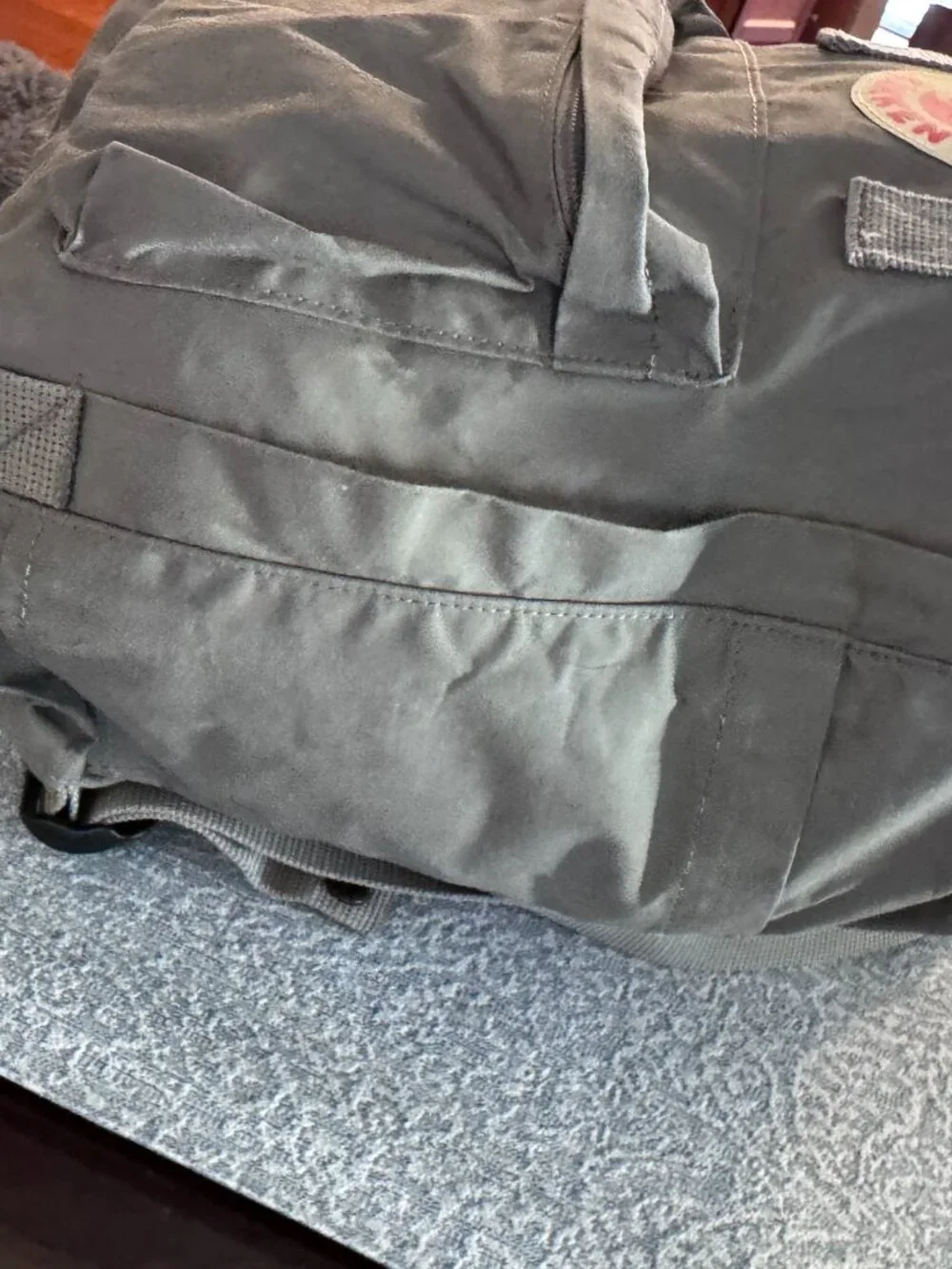 Fjallraven Kanken Classic Backpack Grey Fog Clay Excellent Condition